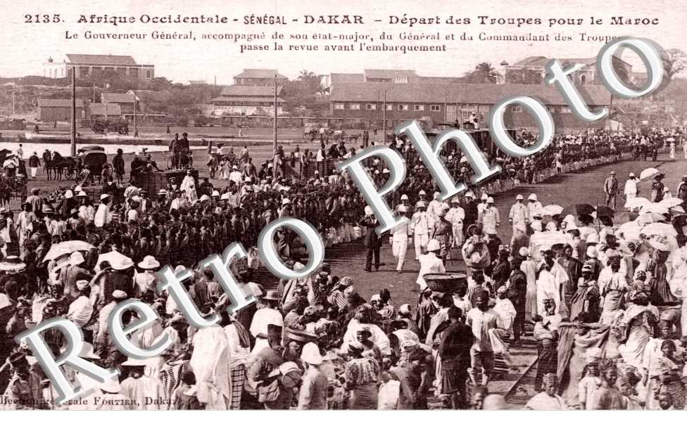 Depart des Troupes pour le Maroc