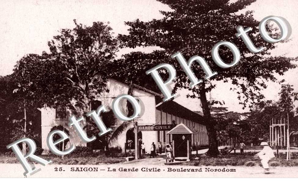 Saigon, la Garde Civile, Boulevard Norodom