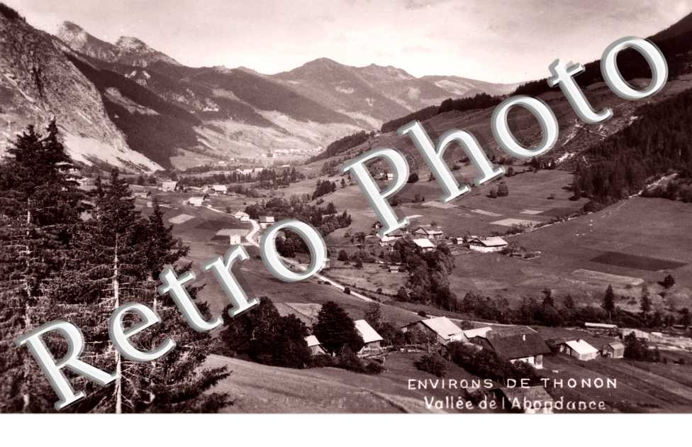 Vue générale La vallée d'Abondance 