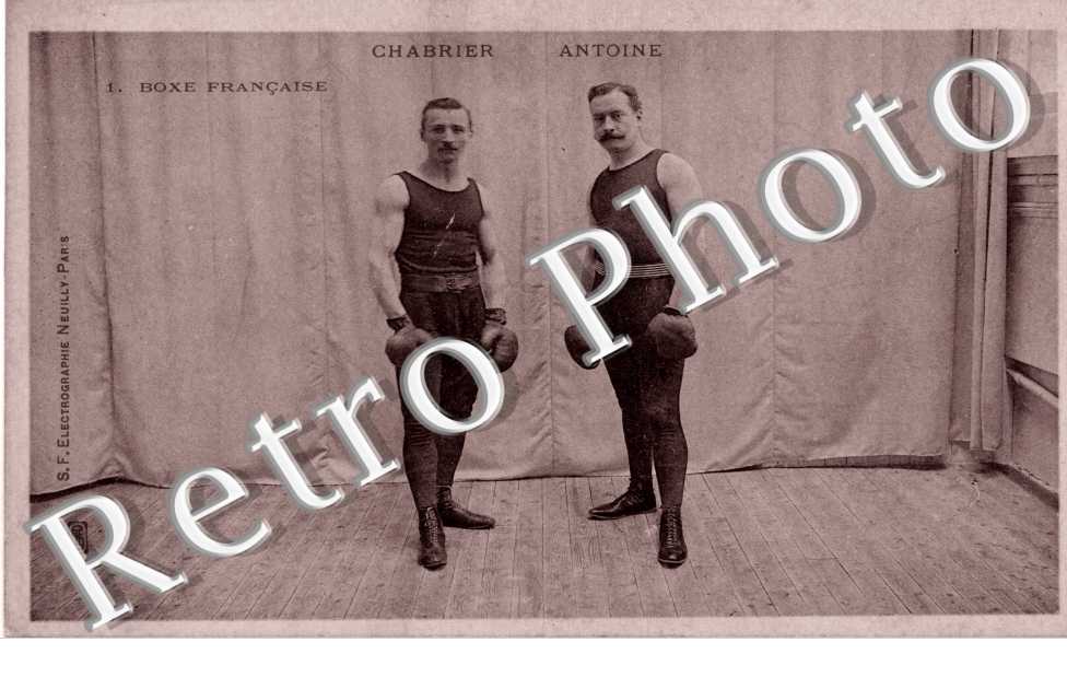 Boxe Fraçaise - Chabrier - Antoine - (S.F.Electrographie Neuilly-Paris)