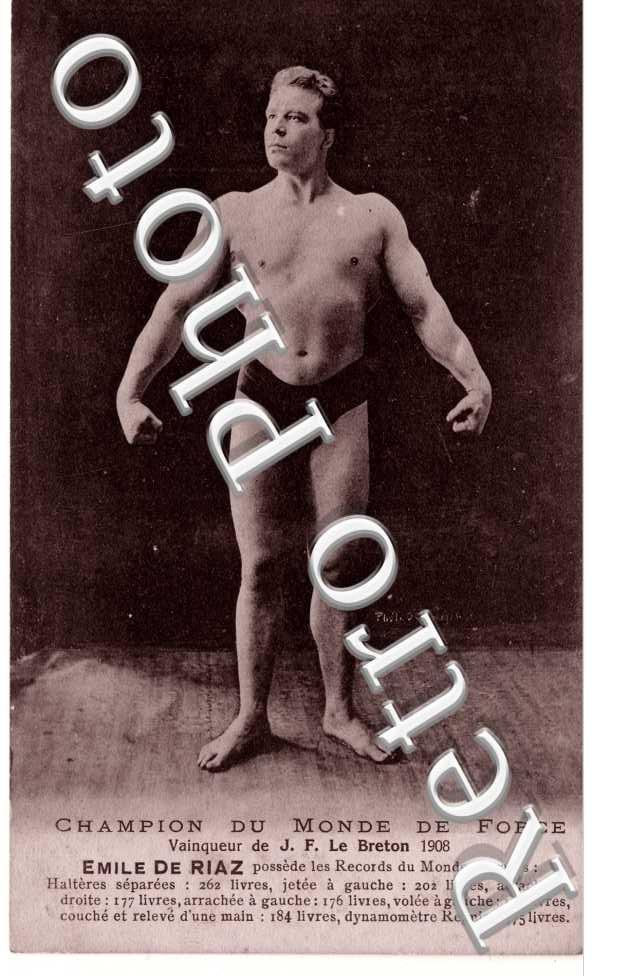 Champion du monde de force 1908