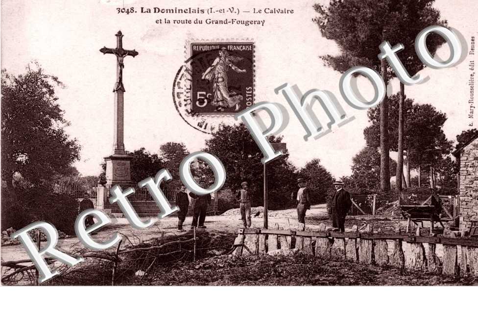 le Calvaire et la route du Grand Fougeray