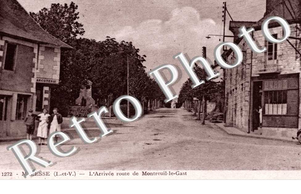 l&#039;arrivee Route de Montreuil le gast