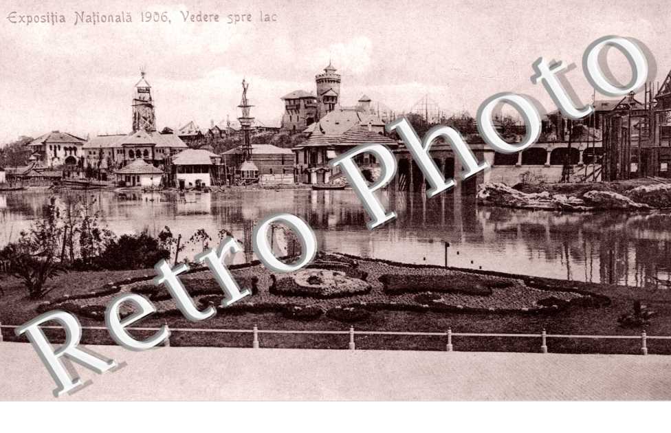 expositia nationala 1906  vedere spre lac