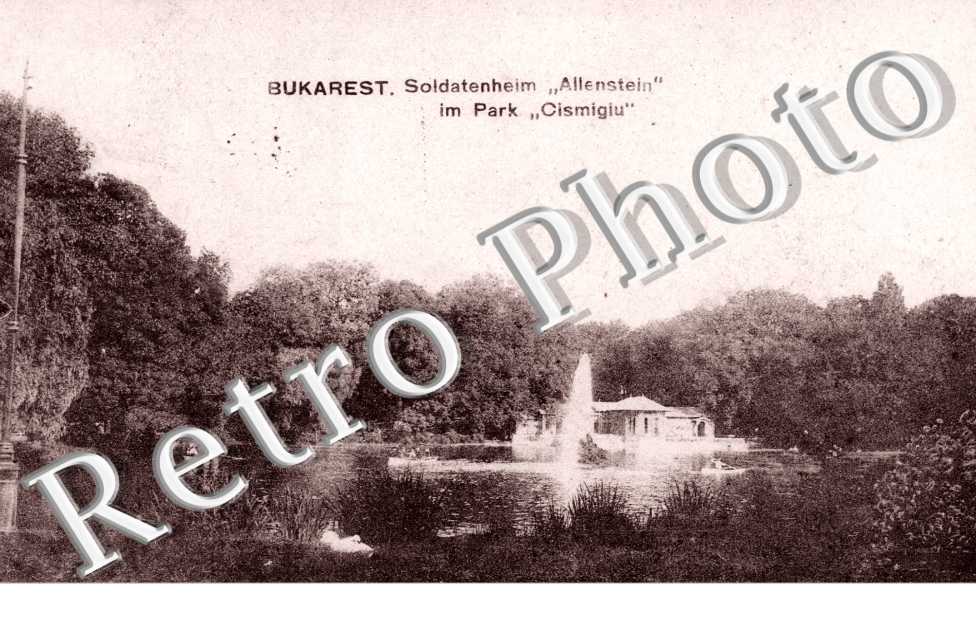 Bukarest  Soldatenheim  Allenstein im Park  Cismegiu
