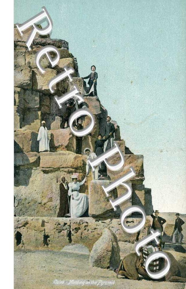 Monting on the Pyramid