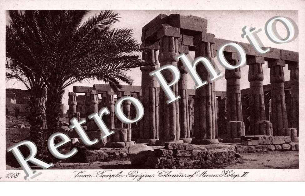 Temple, Papyrus Columns of Amen Hotep III
