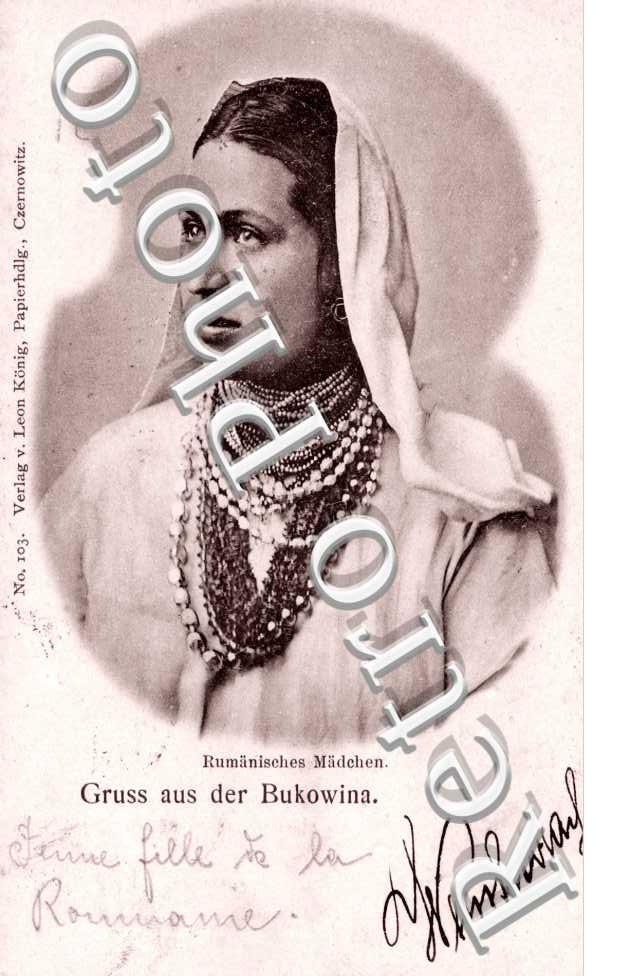 Bukowina, Romanisches Madchen
