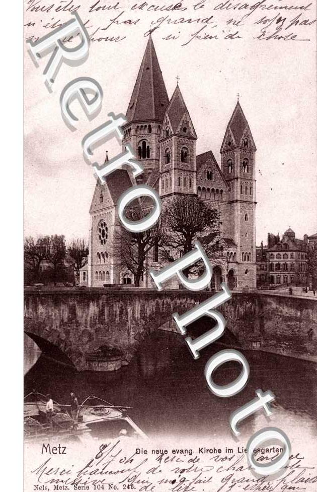 Die Neue Evag. Kirche Temple Protestant. (Editeur Nels)