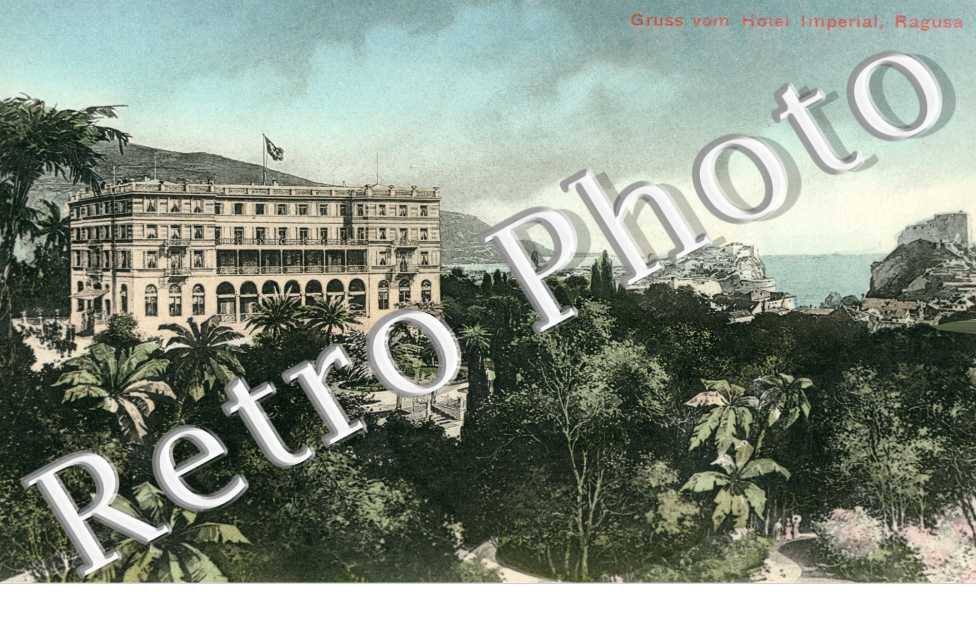 Ragusa, Gruss vom Hotel Imperial