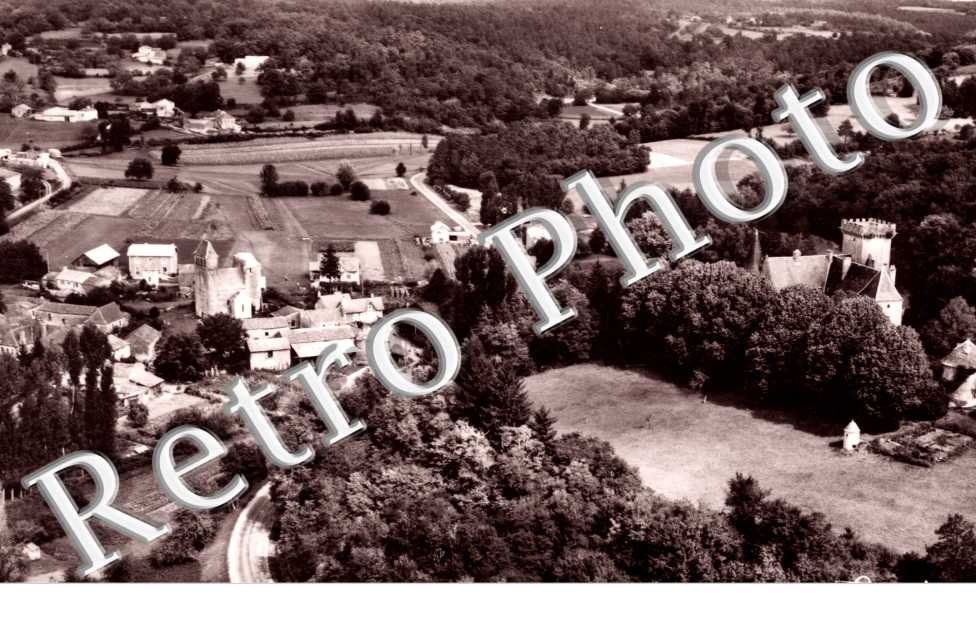 vue generale aerienne   annees 60