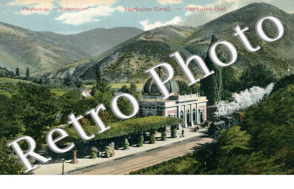 Herkulesbad, Bahnastation - Herkules-fürdo, Palyaudvar