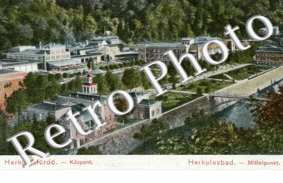 Herkulesbad, Mittelpunkt - Központ