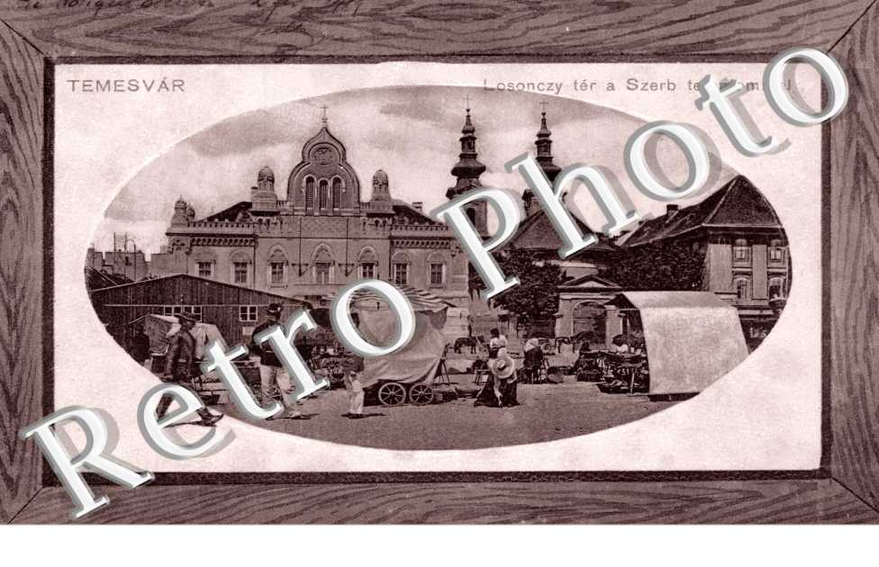 Temesvar, Losonczy ter a Szerb templommal