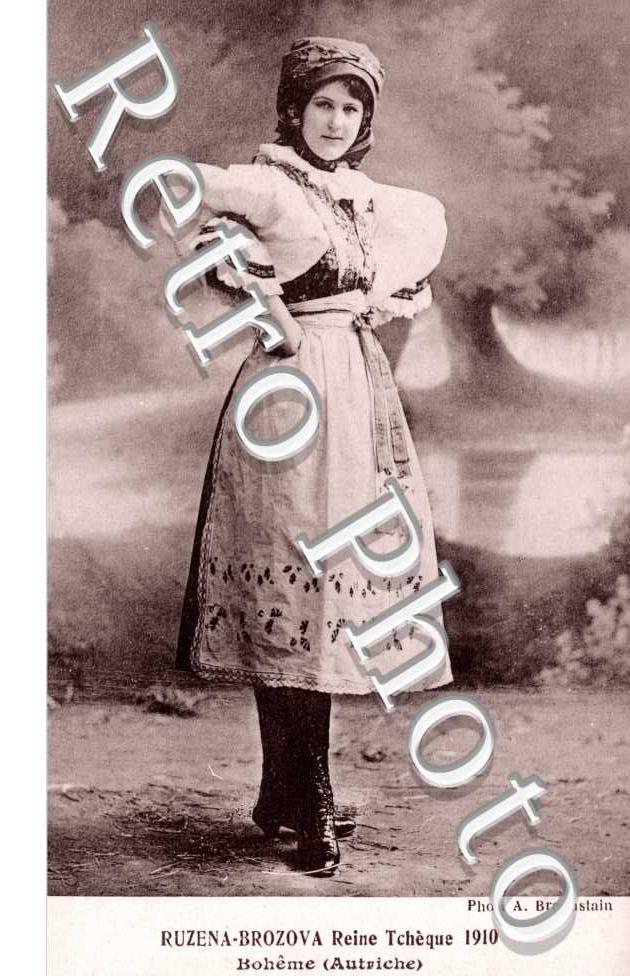 Ruzena Brozova, Reine Tcheque 1910