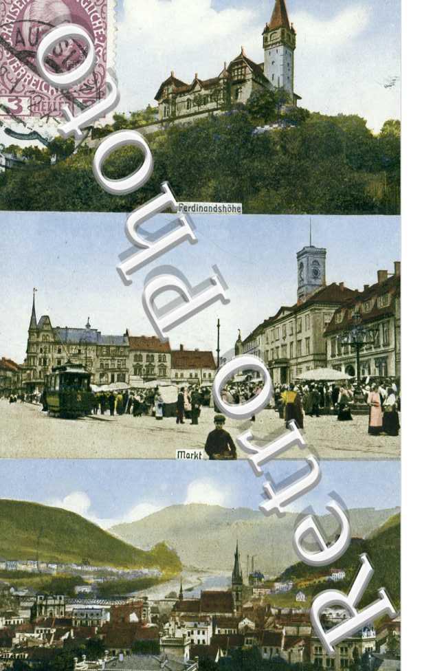 Aussig, Markt, Ferdinandshohe