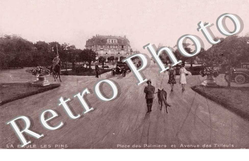 La Place des Palmiers et Avenue des Tilleuls