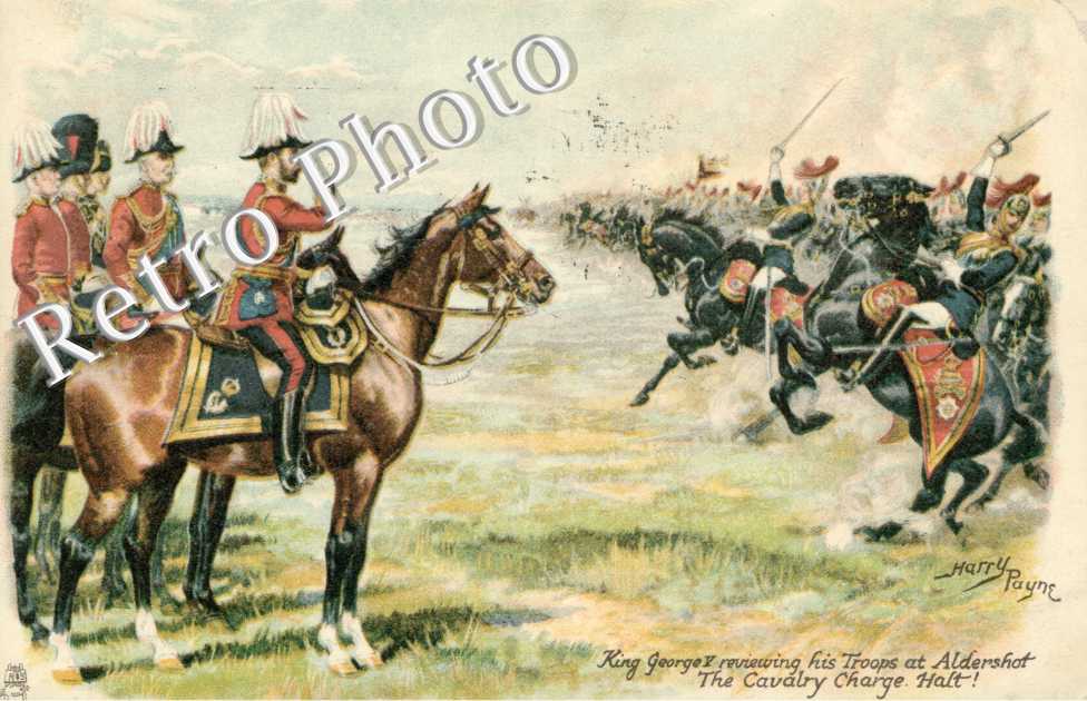 King George V reviewing his Troops