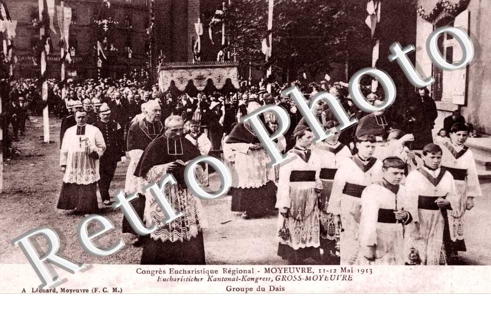 Congres eucharistique - Groupe du Dais