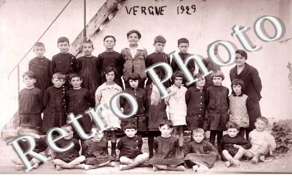 photo de classe annee 1929