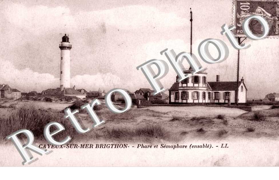Cayeux sur mer Brighton  Phare et semaphore