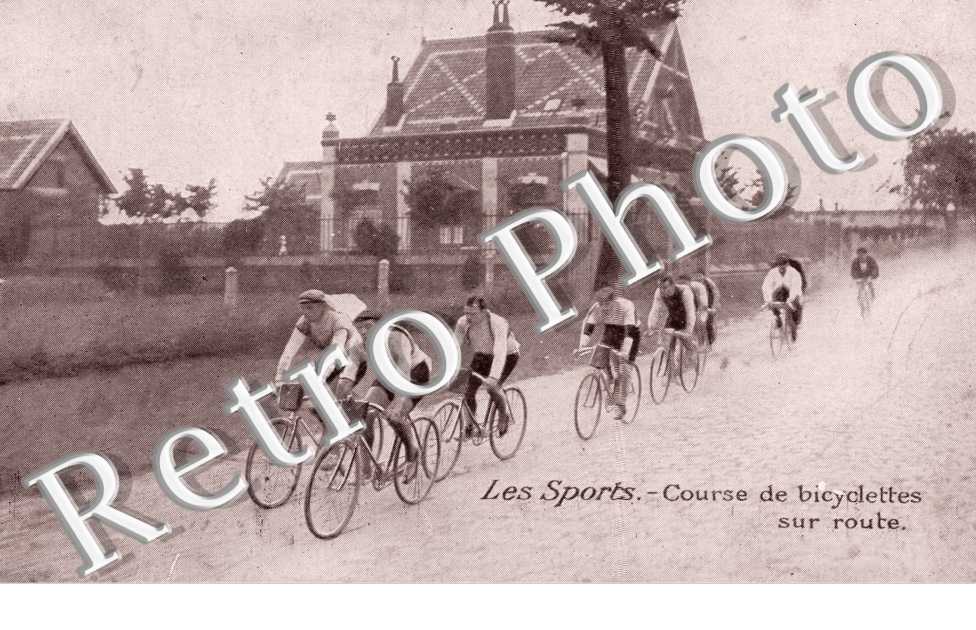 Course de bicyclettes sur route