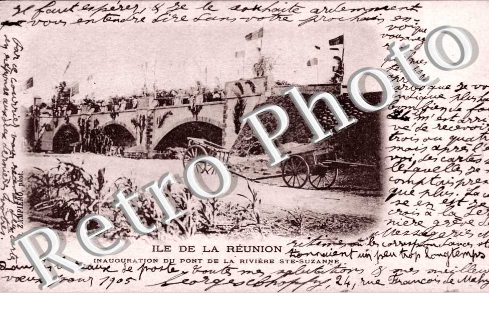 Inauguration du Pont de la Riviere Sainte-Suzanne