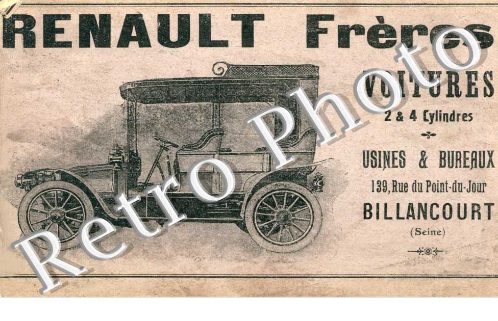 Renault freres Usines et bureaux 139  Billancourt