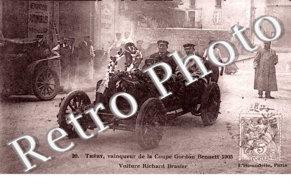 Thery vainqueur de la coupe Gordon Benett