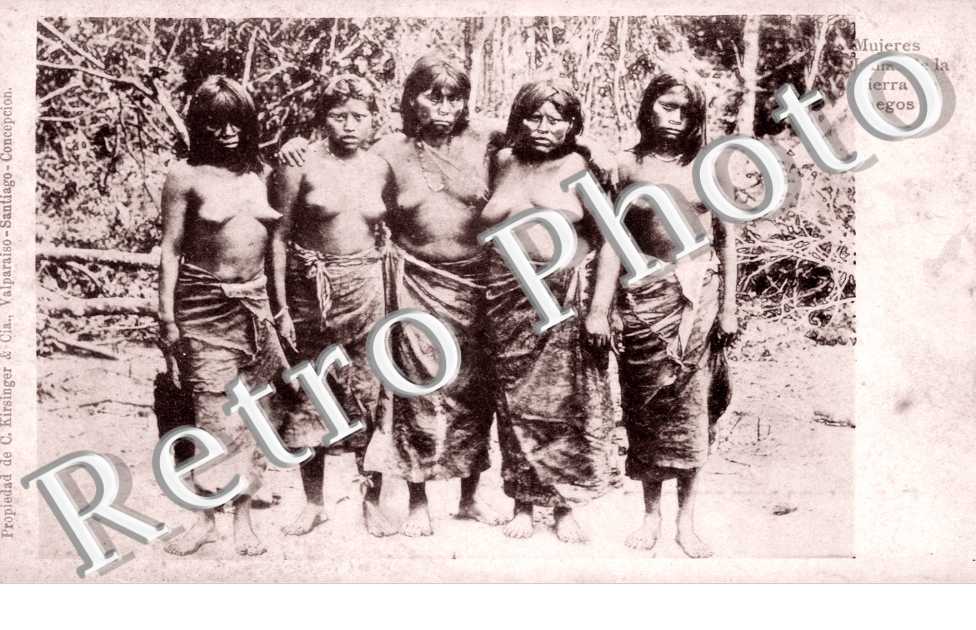 Mujeres Indias de la Tierra de Fuegos