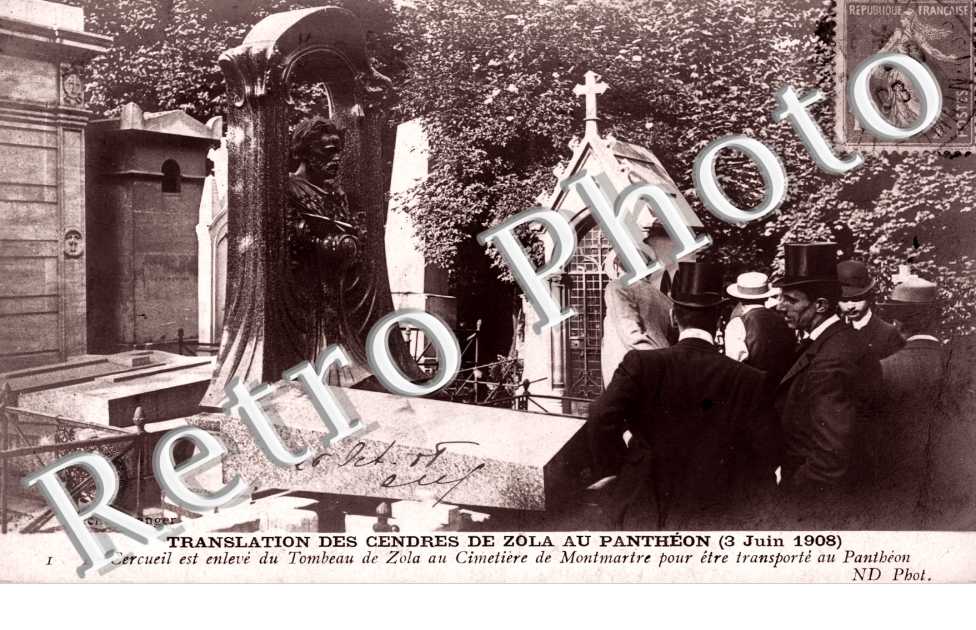 Translation des cedndres d&#039;Emile Zola au Pantheon