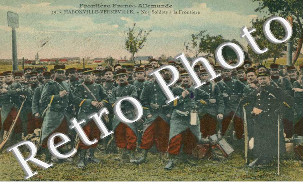 Habonville Verneville Nos soldats a la frontiere
