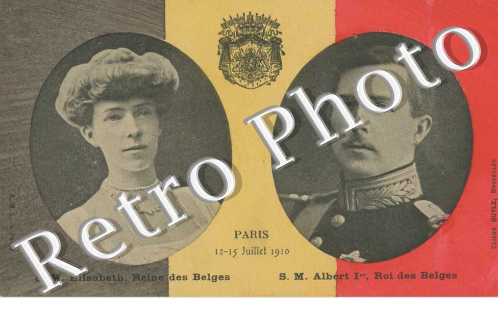 Elisabeth reine des Belges  Albert 1er roi des Belges
