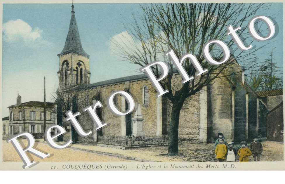 l&#039;eglise et le monument aux morts
