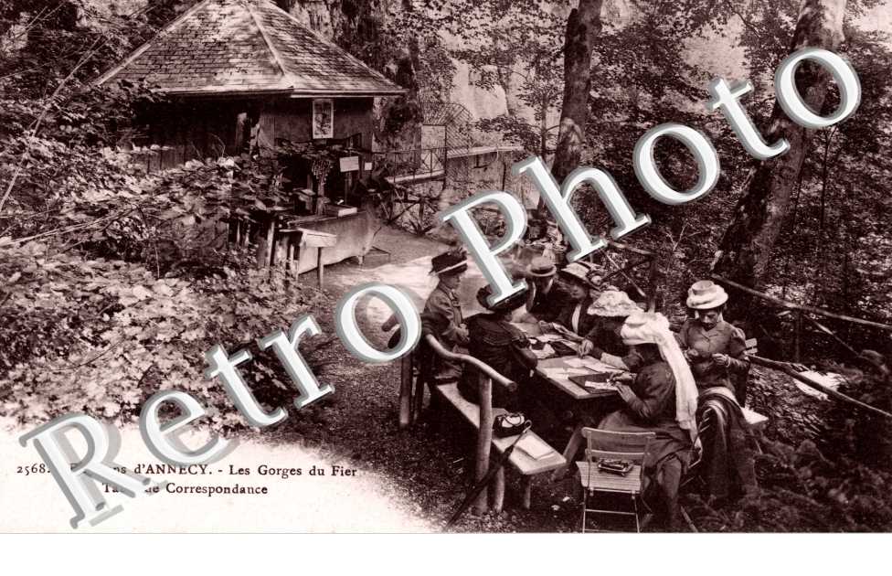 Les gorges du Fier.Table de correspondance