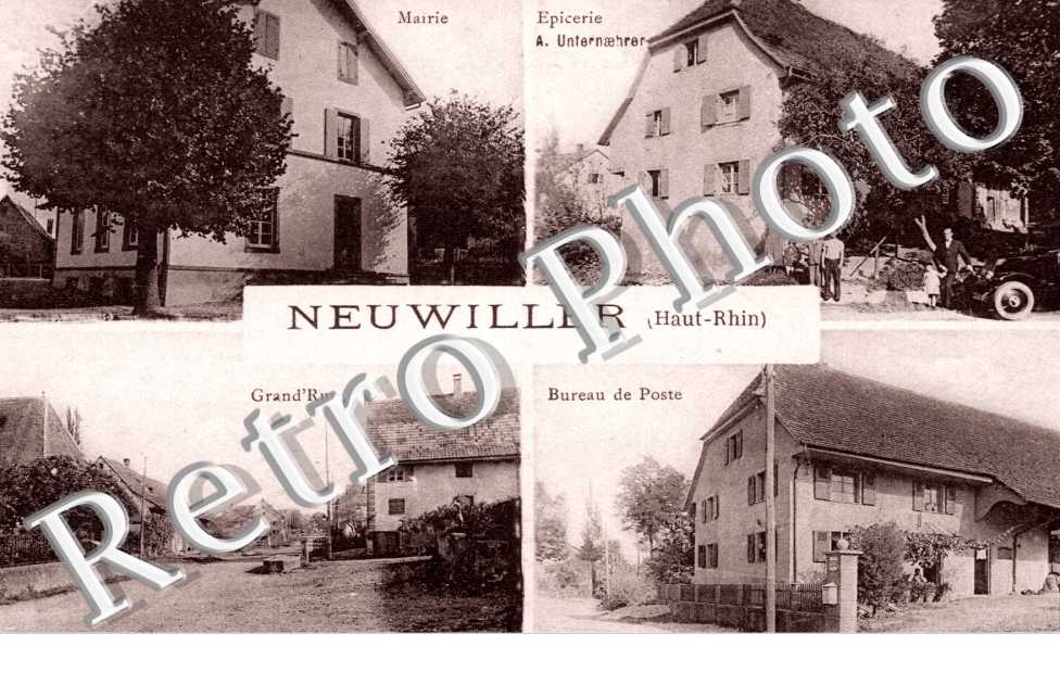 Mairie - Grand&#039;rue - Bureau de poste -  Epicerie A. Unternaehrer
