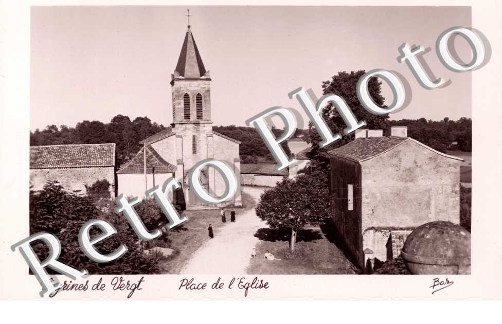 place de l&#039;Eglise -annees 50