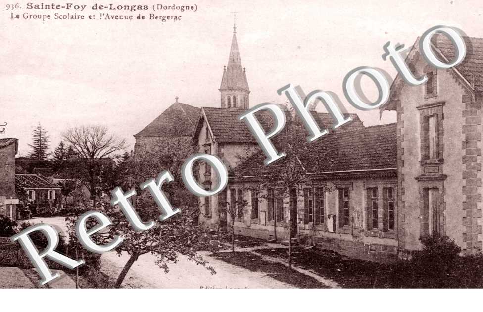 Groupe Scolaire et Avenue de Bergerac