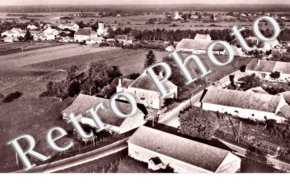 le Descjaux Le hameau de Villers Robert vue panoramique  -annees 50