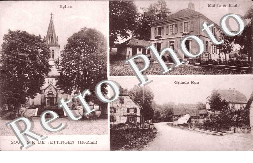 Eglise, Grande Rue et Mairie, Ecole