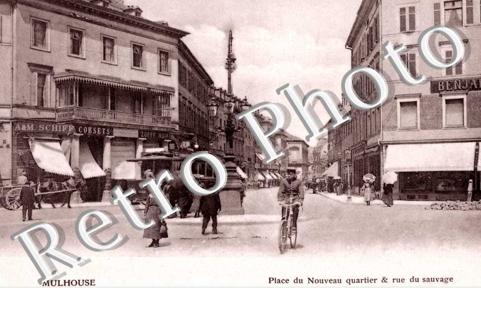 place du nouveau quartier et rue du sauvage