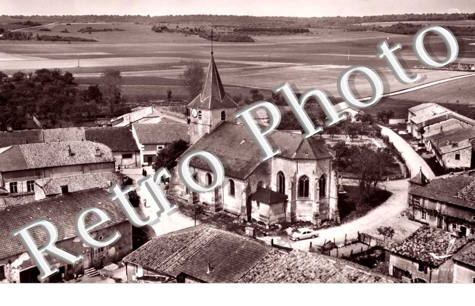l'eglise - vue d'avion