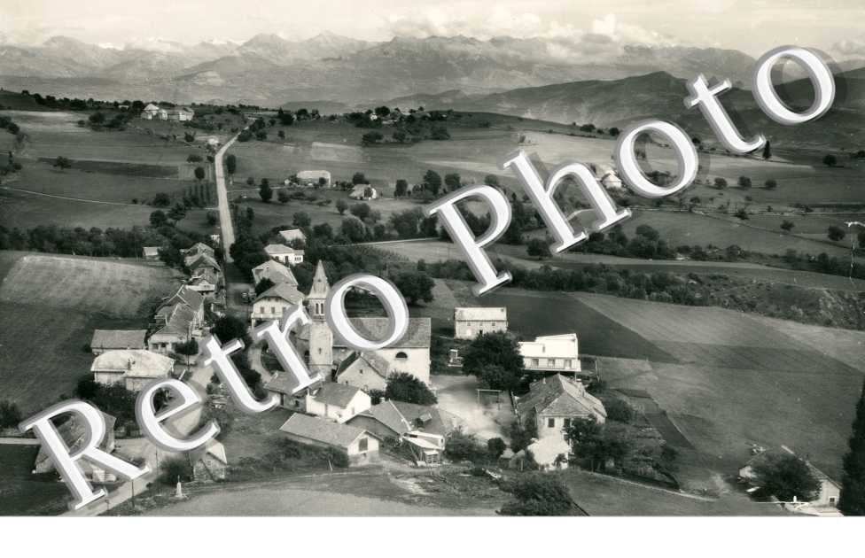 vue generale aerienne  - annees 60 -