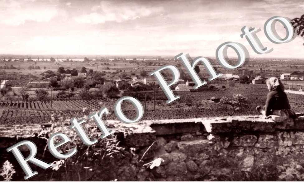 vue sur la Vallee  - annees 50 -