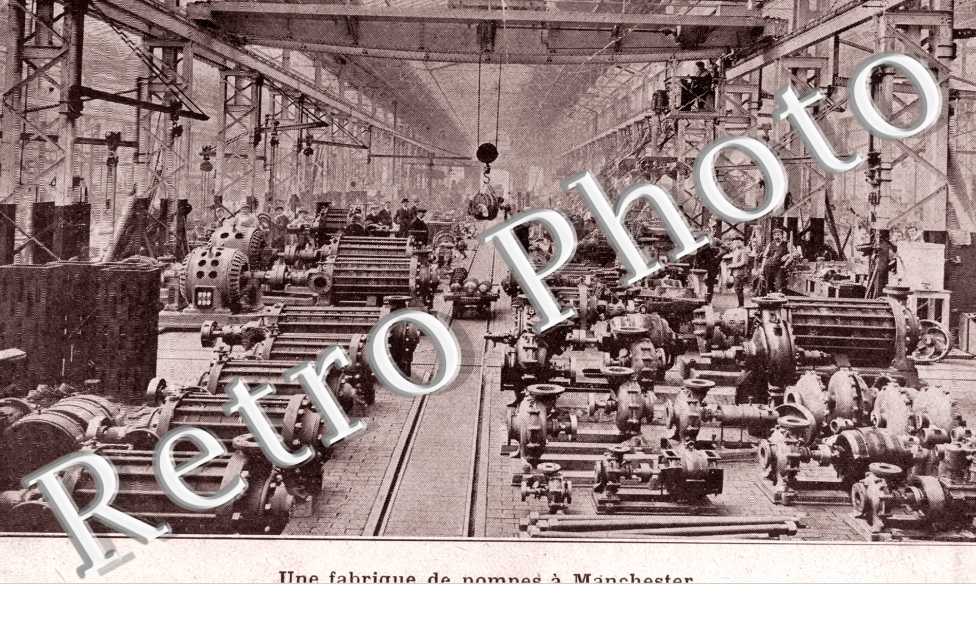 Une Fabrique de pompes a Manchester