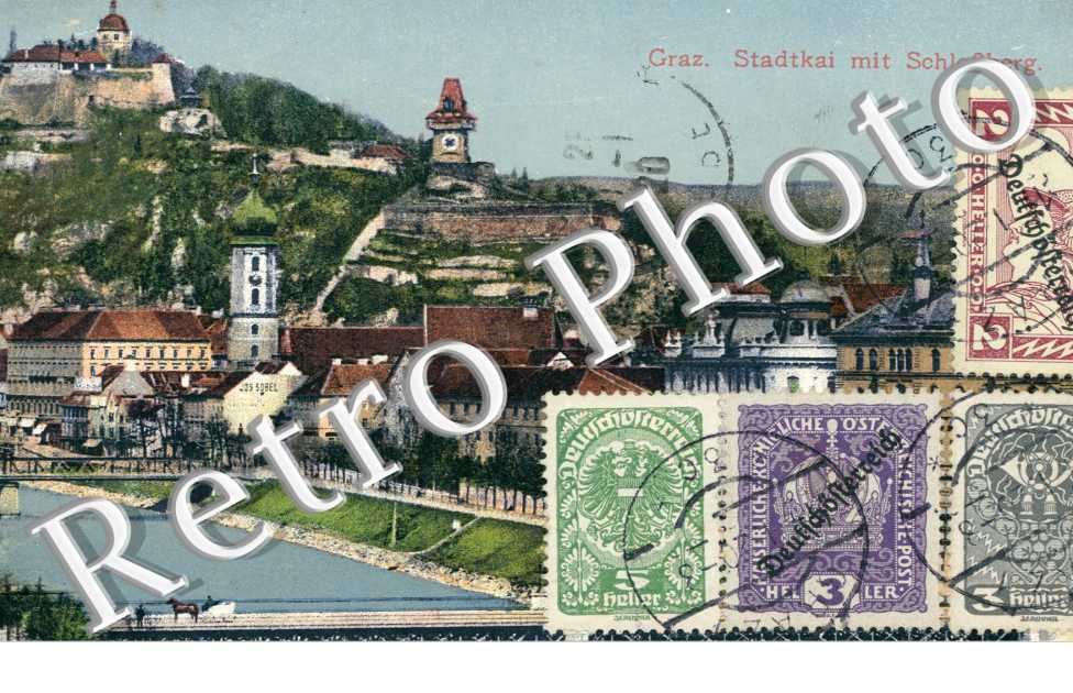 Stadtkai mit Schlossberg