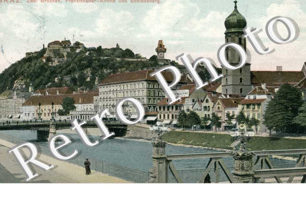 Zwei Brucken, Kirche und Schlossberg