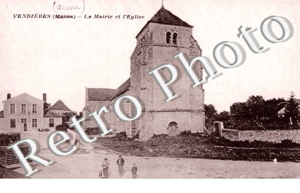 la Mairie et l&#039;eglise