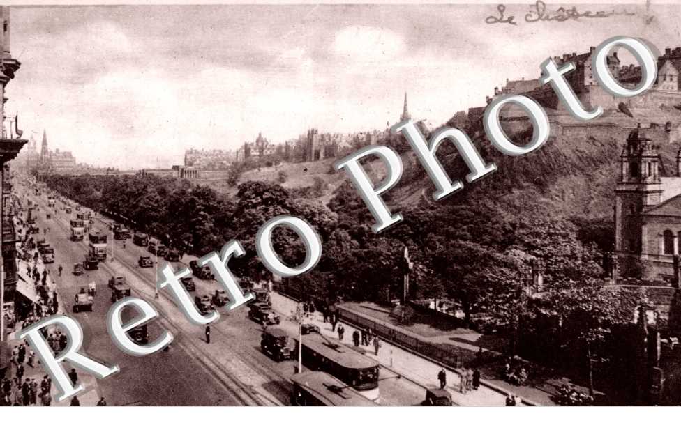 the Castle and Princes Street