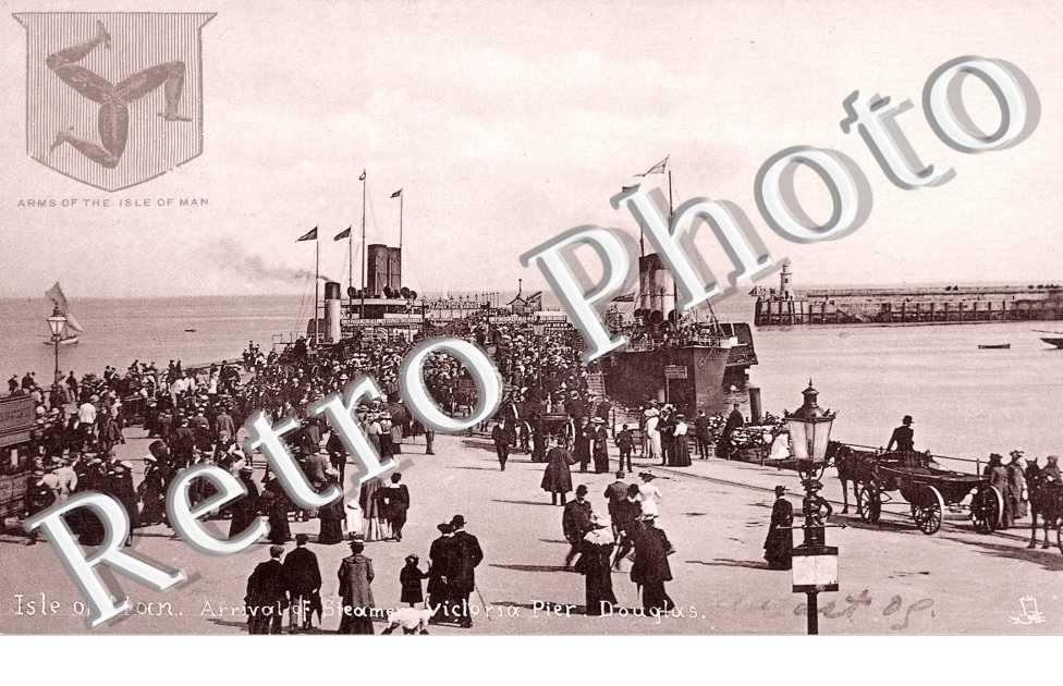 Arrival of Steamer Victoria Pier Douglas
